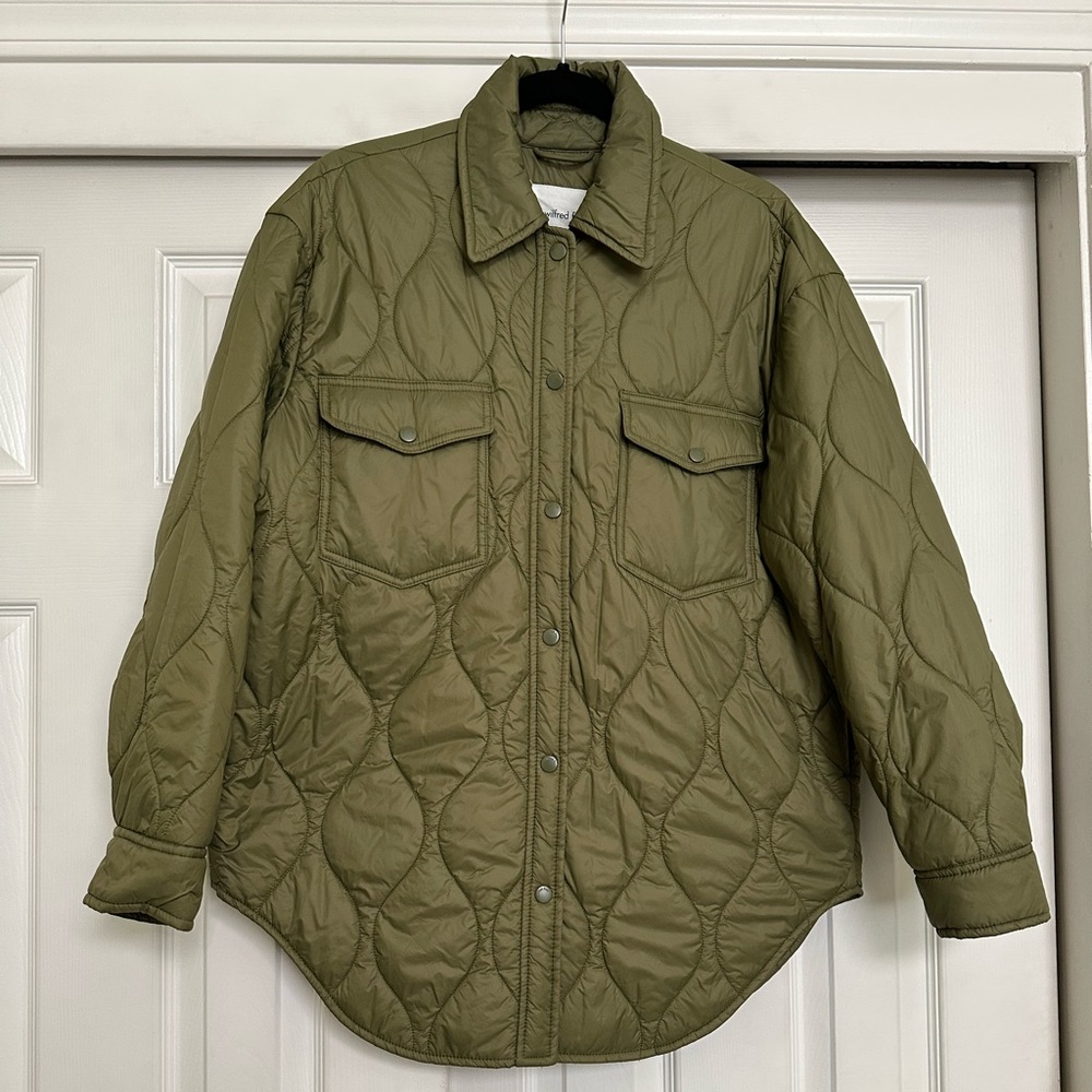 Aritzia Wilfred Free The Ganna Insulated Shirt Jacket